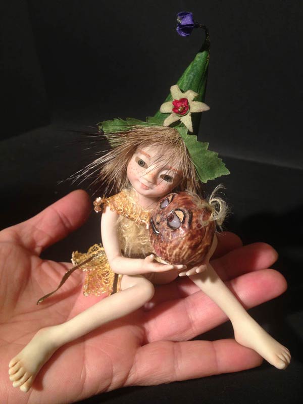 Baby Fairie Pixie Malika and the sweet Chestnut